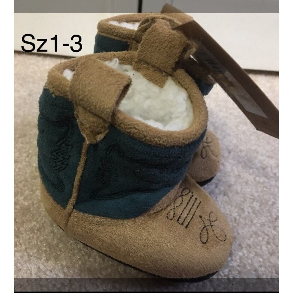 lazy one infant XS 1-3 boy boot slipper